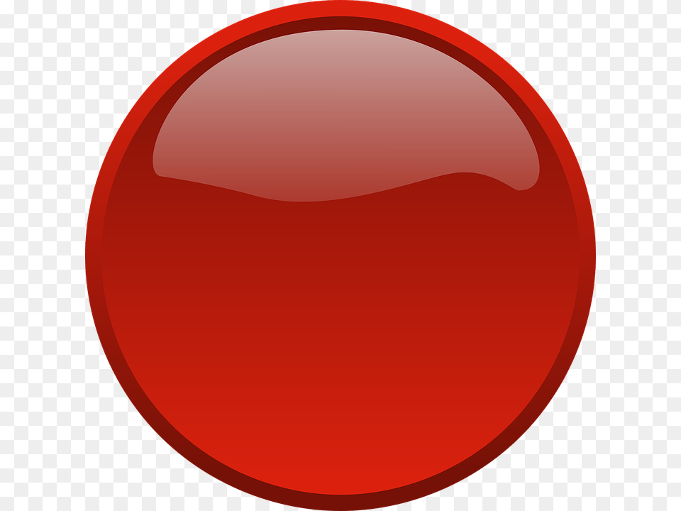 Red Clip Art At Red And Green Button, Sphere, Balloon, Disk Free Png Download