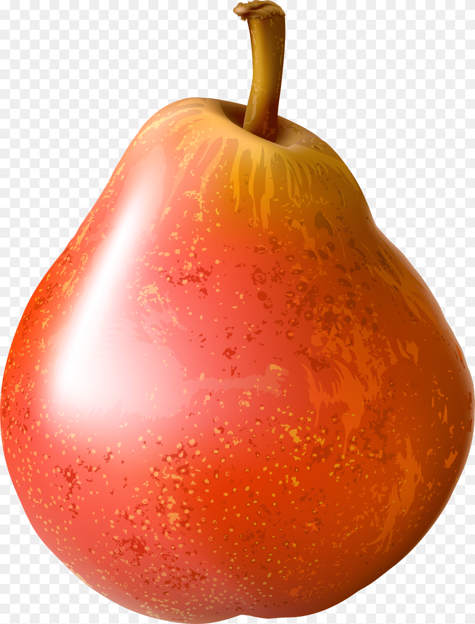 Red Clip Art Red Pear Free Png