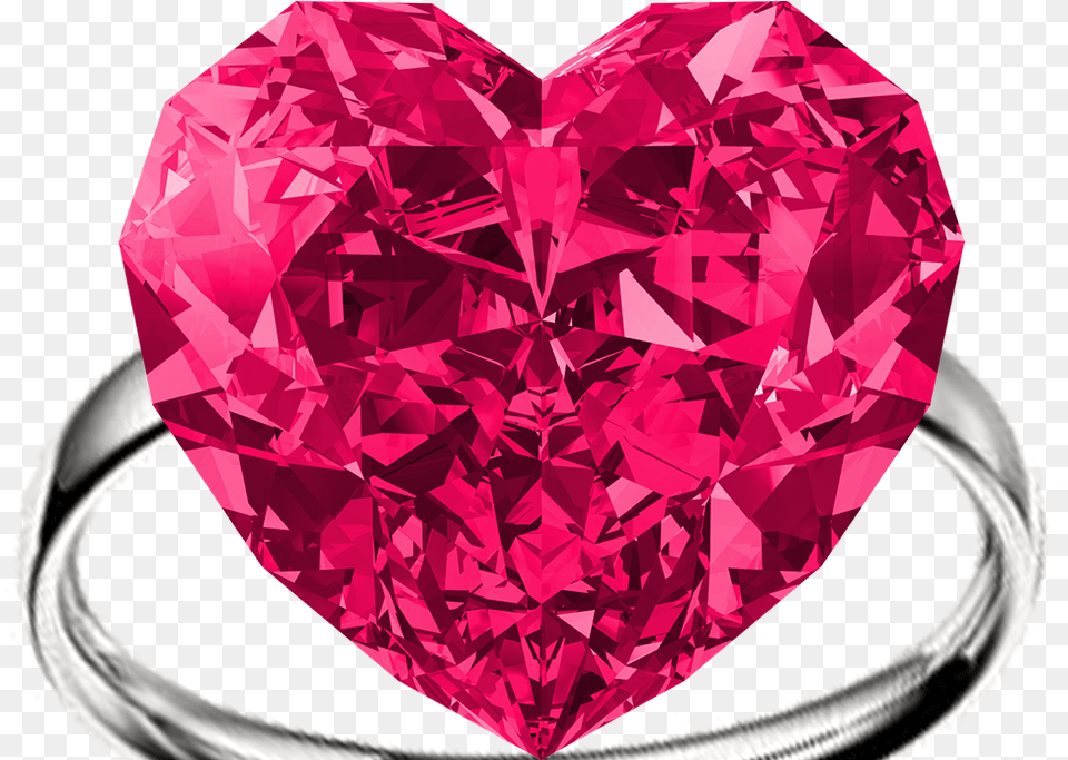 Red Clip Art Ring Transprent Red Diamond Heart, Accessories, Gemstone, Jewelry, Necklace Free Transparent Png