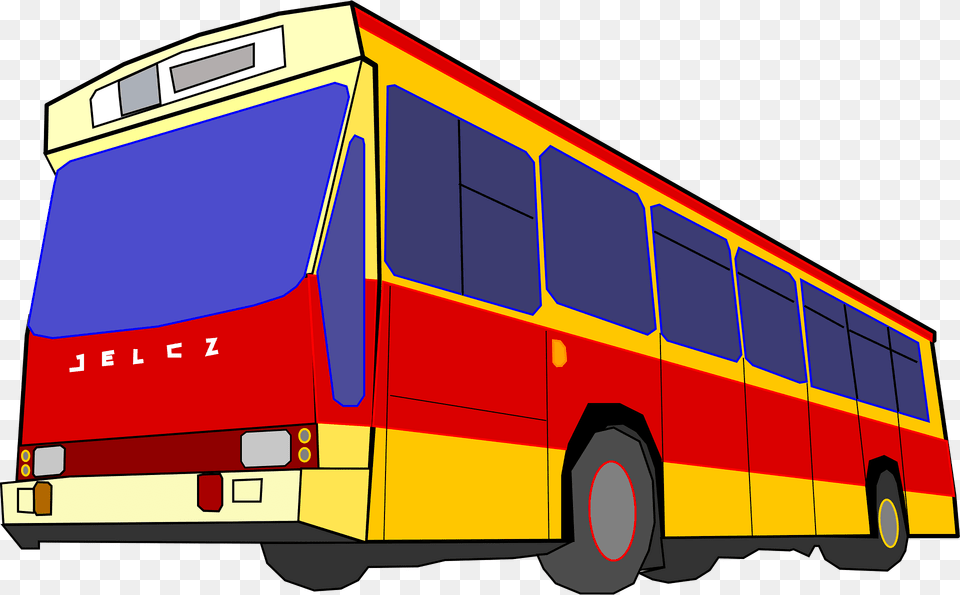 Red Clipart, Bus, Transportation, Vehicle, Tour Bus Free Png Download