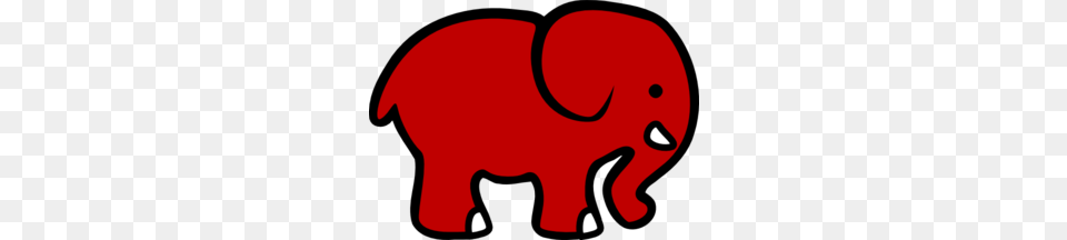 Red Clipart Baby Elephant, Animal, Mammal, Person Free Png Download