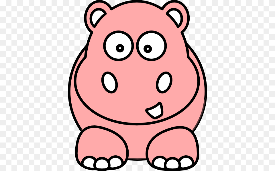 Red Clipart Hippo, Animal, Bear, Mammal, Wildlife Free Png