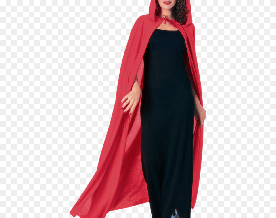 Red Cloak, Adult, Cape, Clothing, Fashion Free Transparent Png
