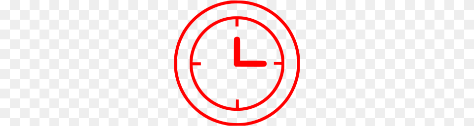 Red Clock Icon, Logo, Maroon Png Image