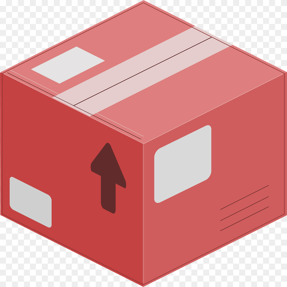 Red Closed Carton Box Clipart, First Aid, Cardboard, Package, Package Delivery Free Png