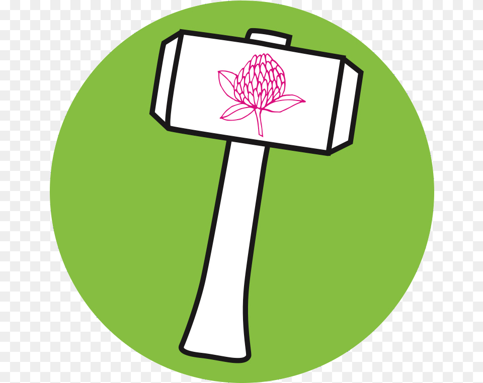 Red Clover Demolition Clip Art, Device, Hammer, Tool, Mallet Free Png Download