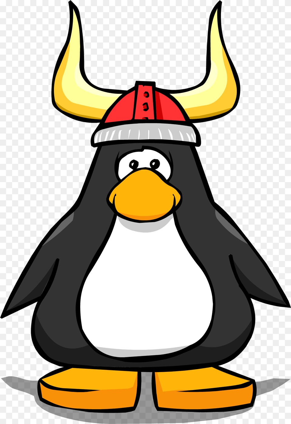 Red Club Penguin Birthday Hat, Animal, Fish, Sea Life, Shark Free Png Download