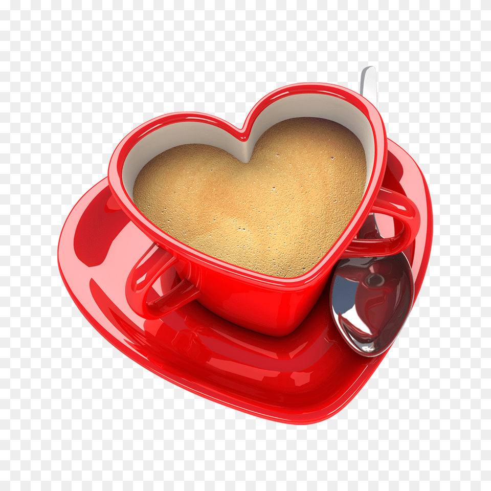 Red Coffee Cup With Heart Clip Art Download Good Morning Love Images Download, Person, Cape, Clothing, People Free Png
