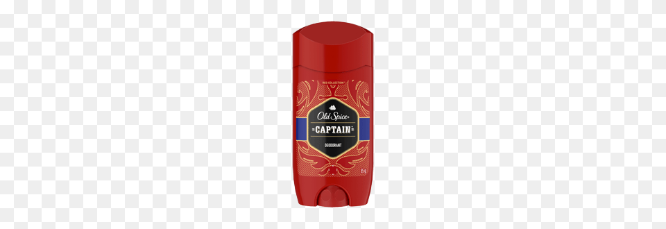 Red Collection Deodorant For Men G Captain Old Spice, Cosmetics, Dynamite, Weapon, Bottle Png Image