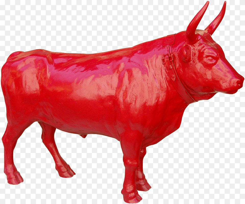 Red Color Bull, Animal, Cattle, Livestock, Mammal Free Png