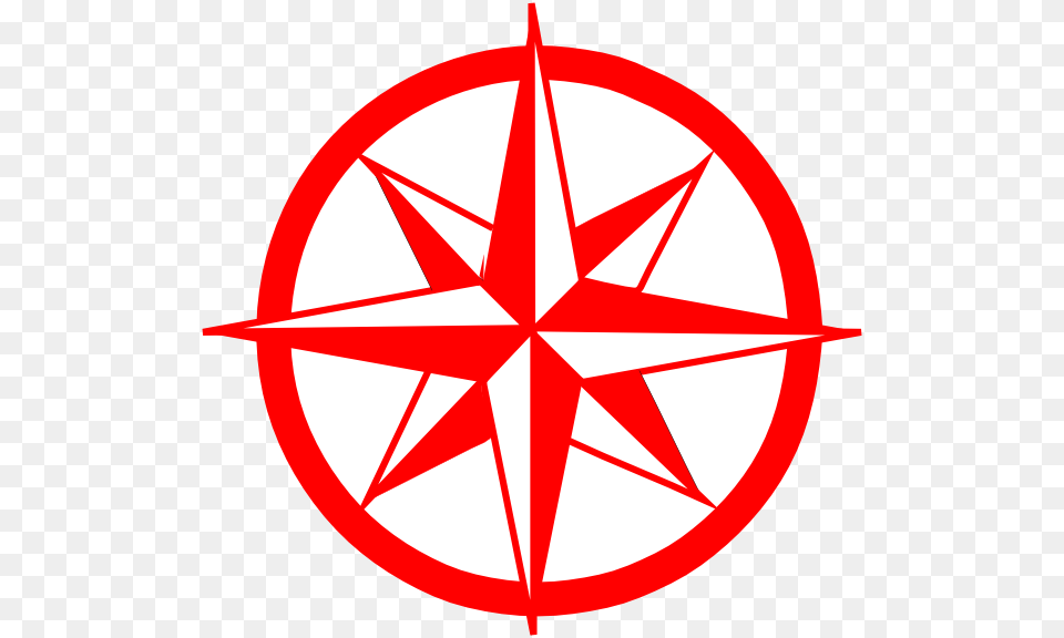 Red Compass Clip Art At Clker Compass Rose, Dynamite, Weapon Free Transparent Png