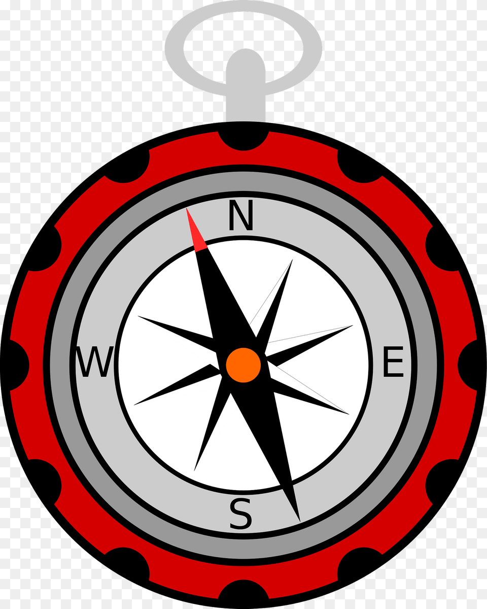 Red Compass Clipart, Ammunition, Grenade, Weapon Free Transparent Png