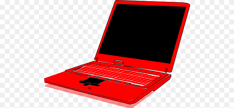 Red Computer Clip Art, Electronics, Laptop, Pc, Computer Hardware Free Png Download