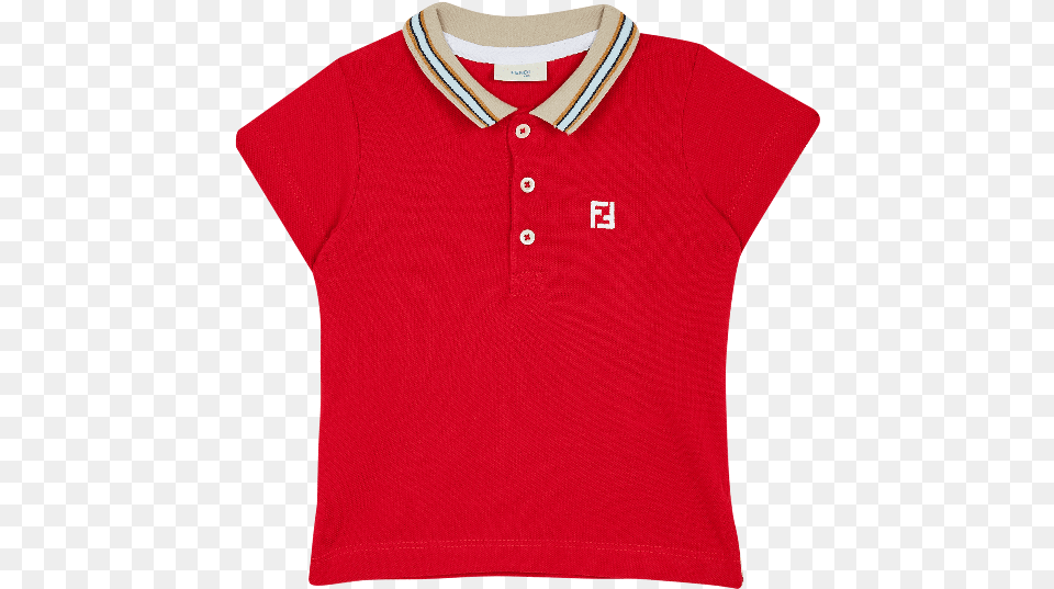 Red Contrast Collar Polo Shirt Polo Shirt, Clothing, T-shirt, Knitwear, Sweater Free Png