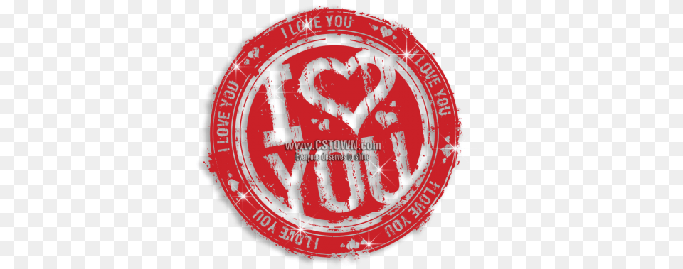 Red Cool I Love You Postmark Iron On Heat Transfer Stamp I Love You, Logo, Adult, Bride, Female Free Transparent Png
