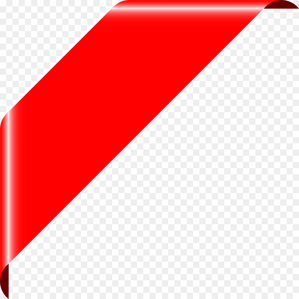 Red Corner Banner Clipart Png