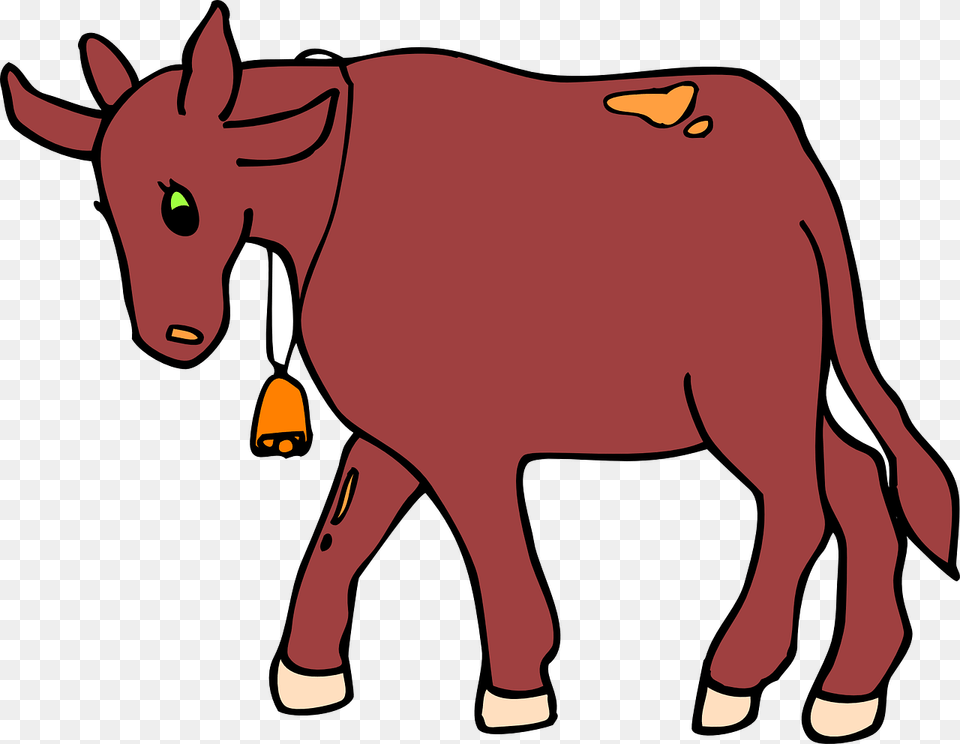 Red Cow I Went Walking, Animal, Mammal, Bull, Cattle Free Png