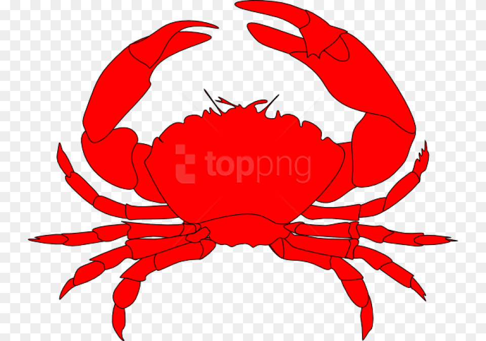 Red Crab Clipart, Animal, Food, Invertebrate, Sea Life Free Png