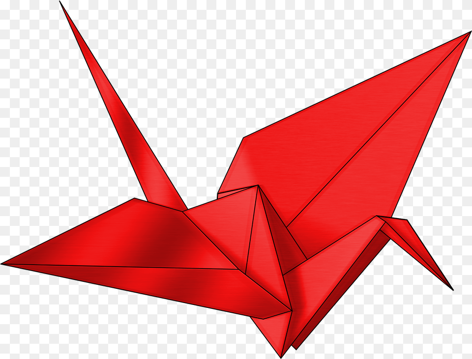Red Crane Vik Saker Av Papper Steg Fr Steg, Art, Origami, Paper, Appliance Png Image
