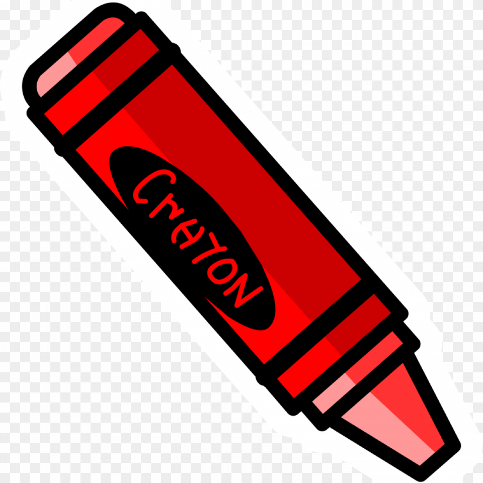 Red Crayon Clipart Red Crayon Clipart At Getdrawings Club Penguin, Dynamite, Weapon Free Png Download