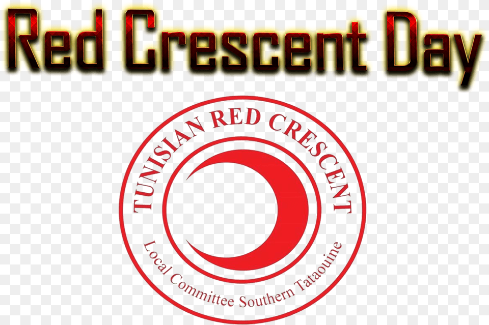 Red Crescent Day Photo Background Circle, Logo Png