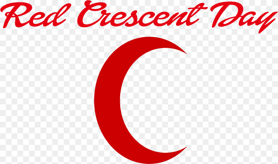 Red Crescent Day Image Graphic Design, Text Free Transparent Png