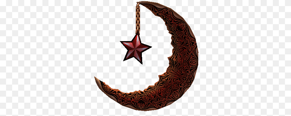 Red Crescent Moon, Symbol, Star Symbol, Smoke Pipe, Nature Png Image
