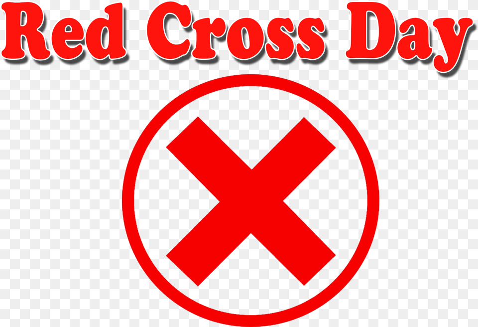Red Cross Day Background Circle, Logo, Symbol, Dynamite, Weapon Free Png