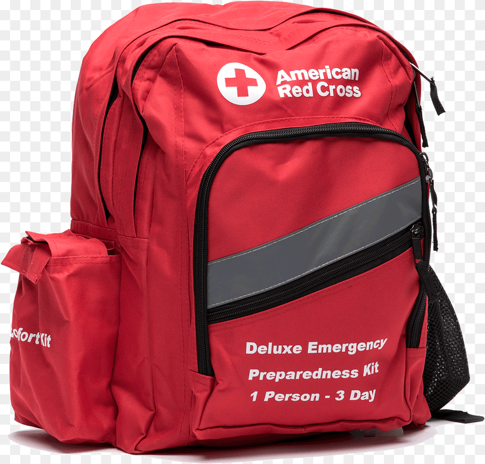 Red Cross Disaster Aid Kit, Backpack, Bag, First Aid Png