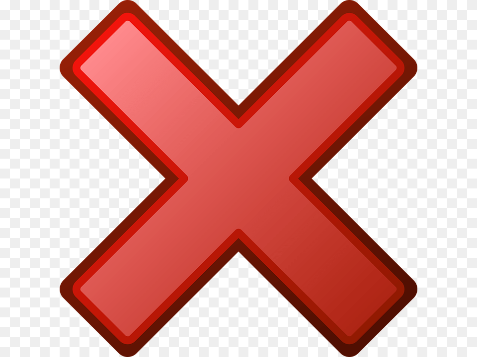 Red Cross Error Crossed Wrong Incorrect Marking Cross Clip Art, Logo, Symbol, First Aid, Red Cross Free Transparent Png