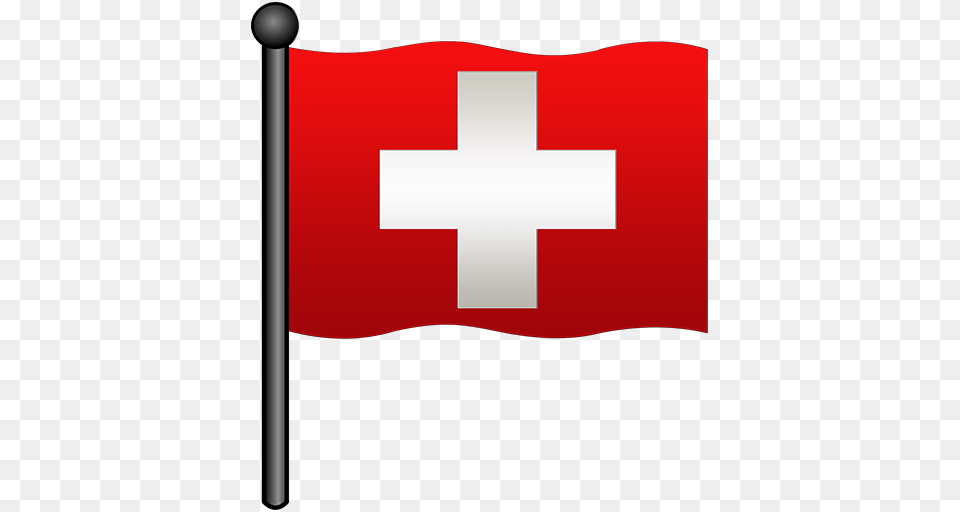 Red Cross Flag Clipart Image, First Aid Free Transparent Png