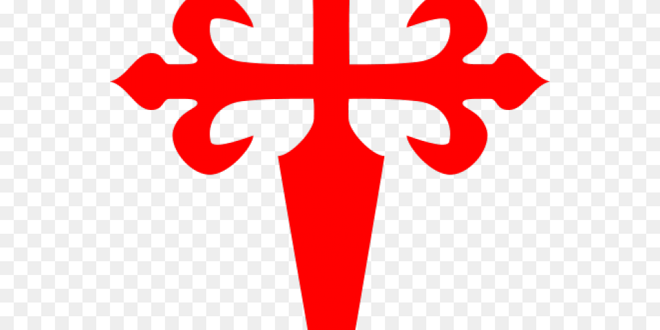 Red Cross Mark Clipart Signage Saint James The Greater Cross, Weapon, Sword, Symbol Free Png