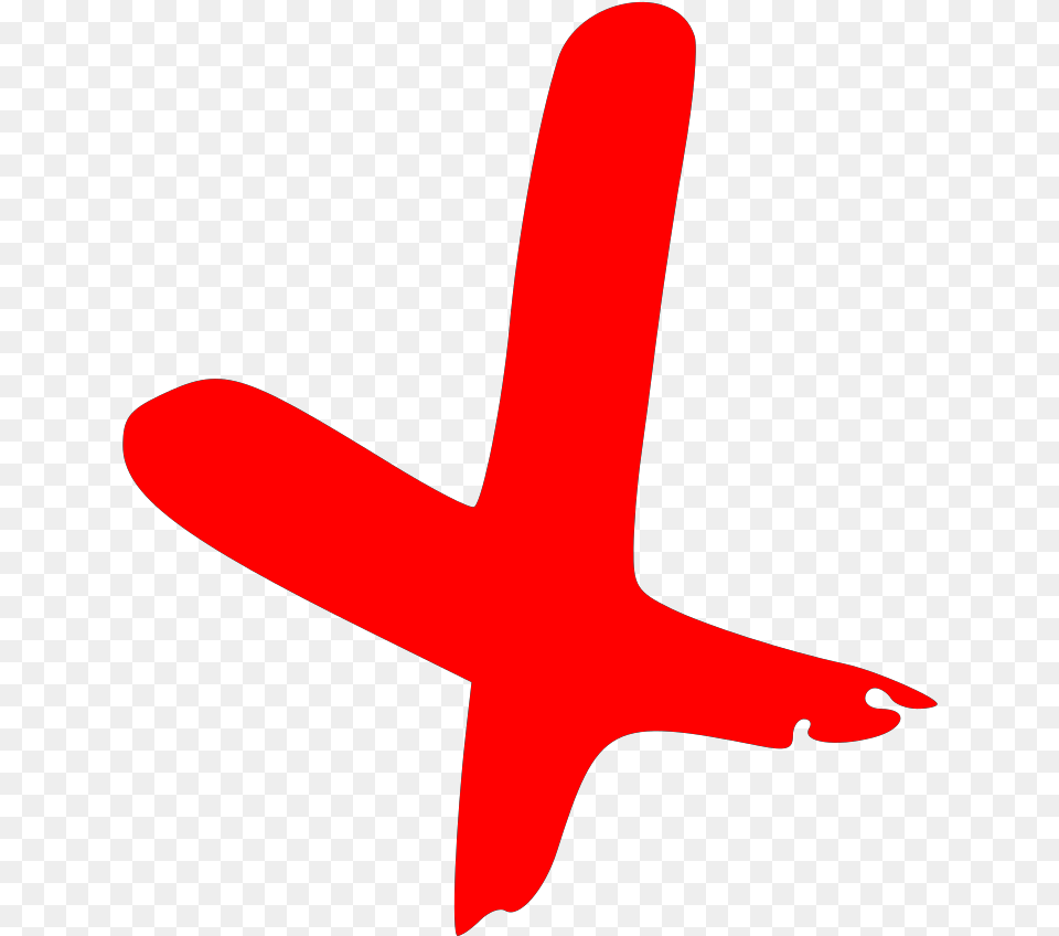 Red Cross Mark Picture Background Cross Mark, Aircraft, Airliner, Airplane, Transportation Free Transparent Png