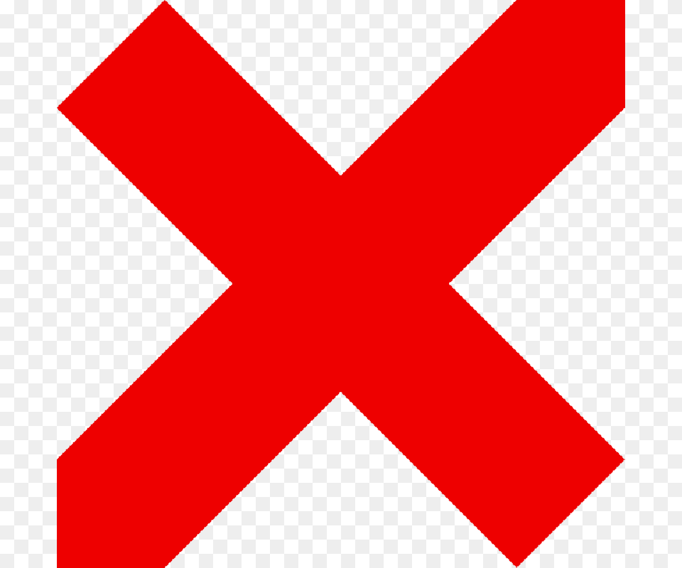 Red Cross Mark Wrong Incorrect Transparent Background Wrong, Symbol, Logo Free Png