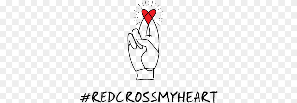 Red Cross My Heart Png Image