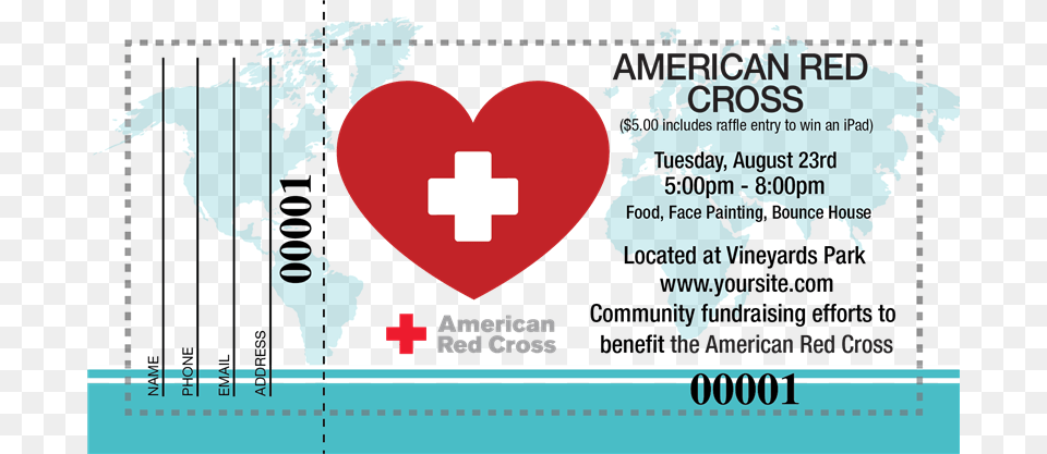 Red Cross Raffle Ticket Raffle Tickets For Charity, Logo, Symbol, Person Free Png