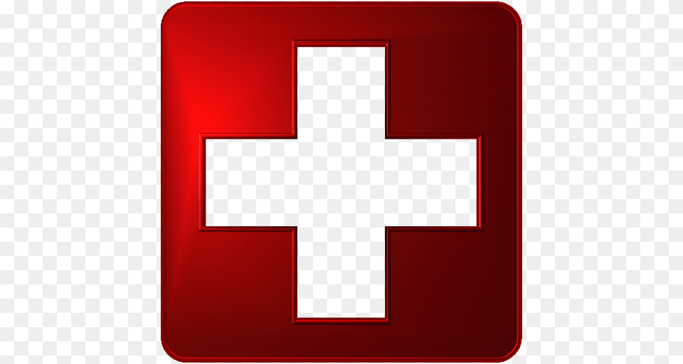 Red Cross Symbol In Red Outline Clipart, First Aid, Logo, Red Cross, Mailbox Free Png