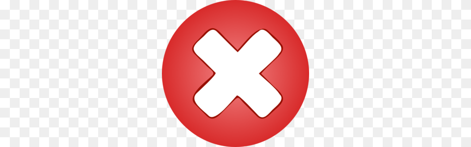 Red Cross X Without Shadows Clip Art, Sign, Symbol, First Aid, Road Sign Free Png