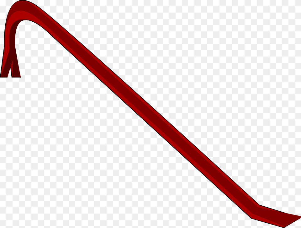 Red Crowbar Clipart, Handrail, Bow, Weapon Free Png