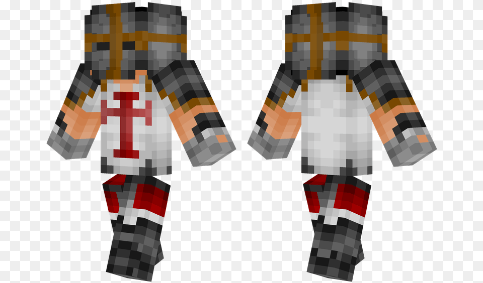 Red Crusader Minecraft Zombie Enderman Skin, Baby, Person, Armor Png Image
