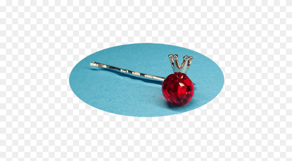 Red Crystal Ball Crown Hairpin, Accessories, Hair Slide, Smoke Pipe Png Image