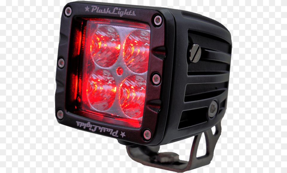 Red Cube Light Kit Light, Camera, Electronics Png Image