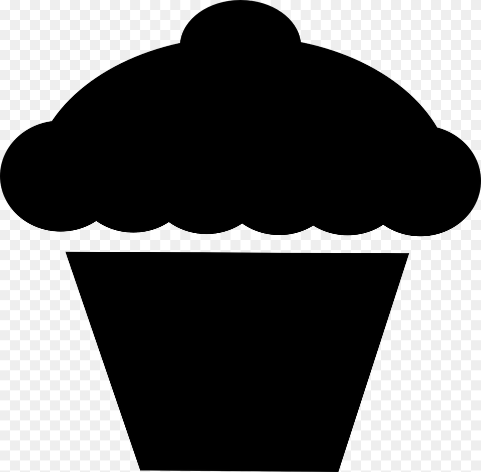 Red Cupcake Clipart, Gray Free Png