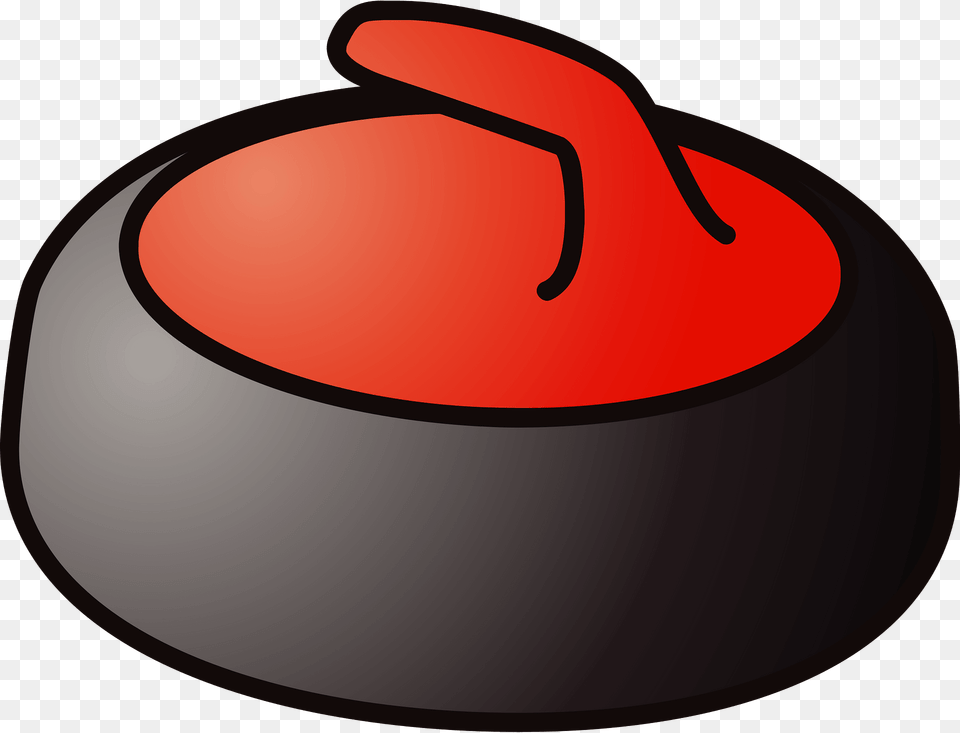 Red Curling Stone Clipart, Weapon, Sport, Ammunition, Disk Free Transparent Png