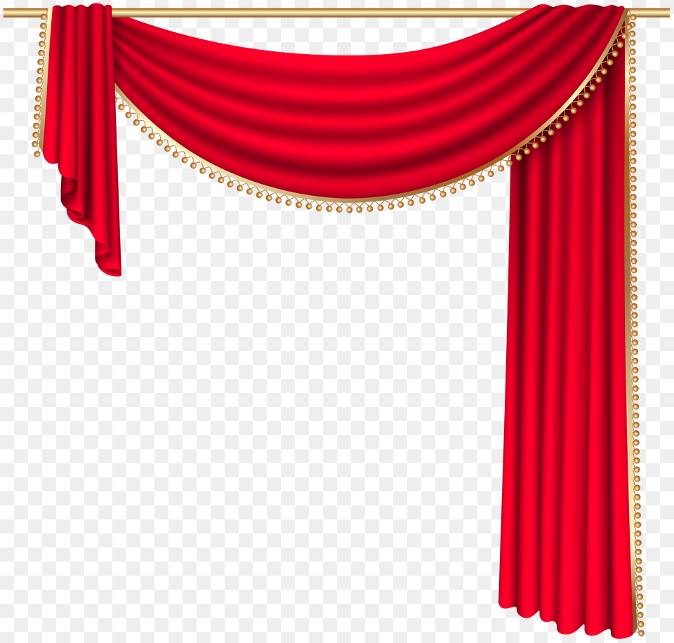 Red Curtain Background, Stage, Indoors, Theater Free Png Download