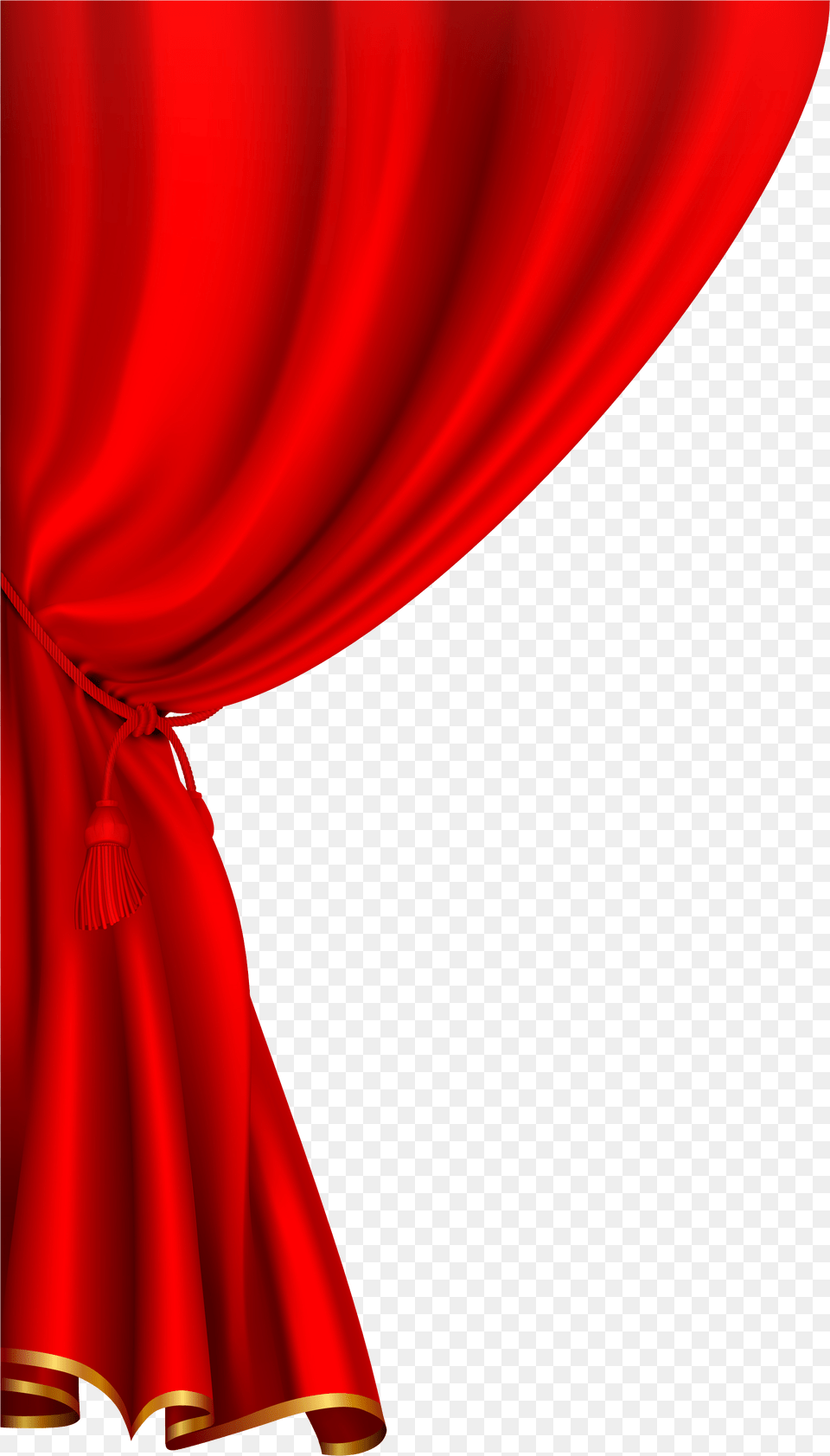 Red Curtain Clipart, Stage Free Transparent Png