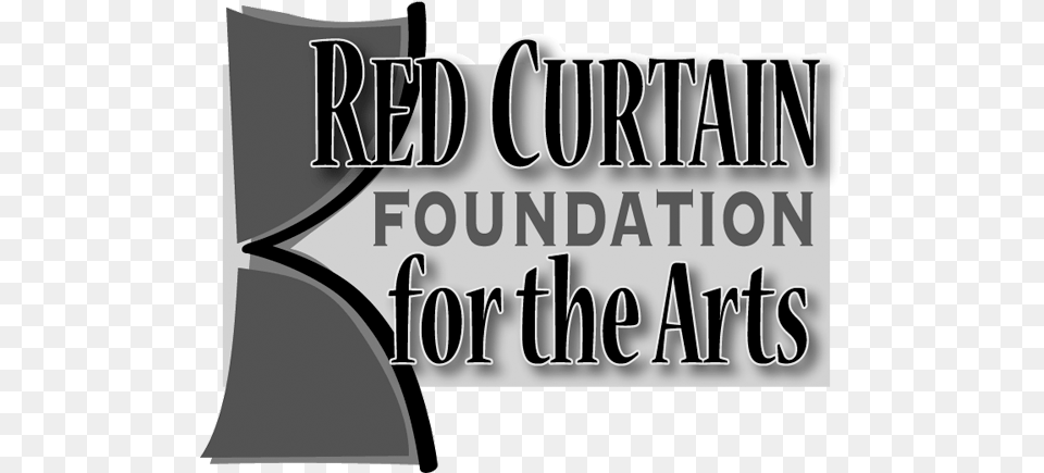 Red Curtain Foundation For The Arts Logo Human Action, Banner, Text, People, Person Free Transparent Png