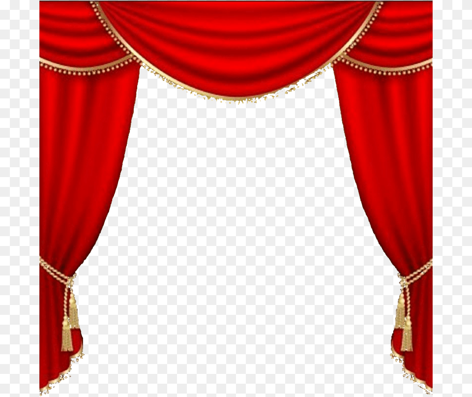 Red Curtain Free Curtain, Stage, Theater, Indoors, Adult Png