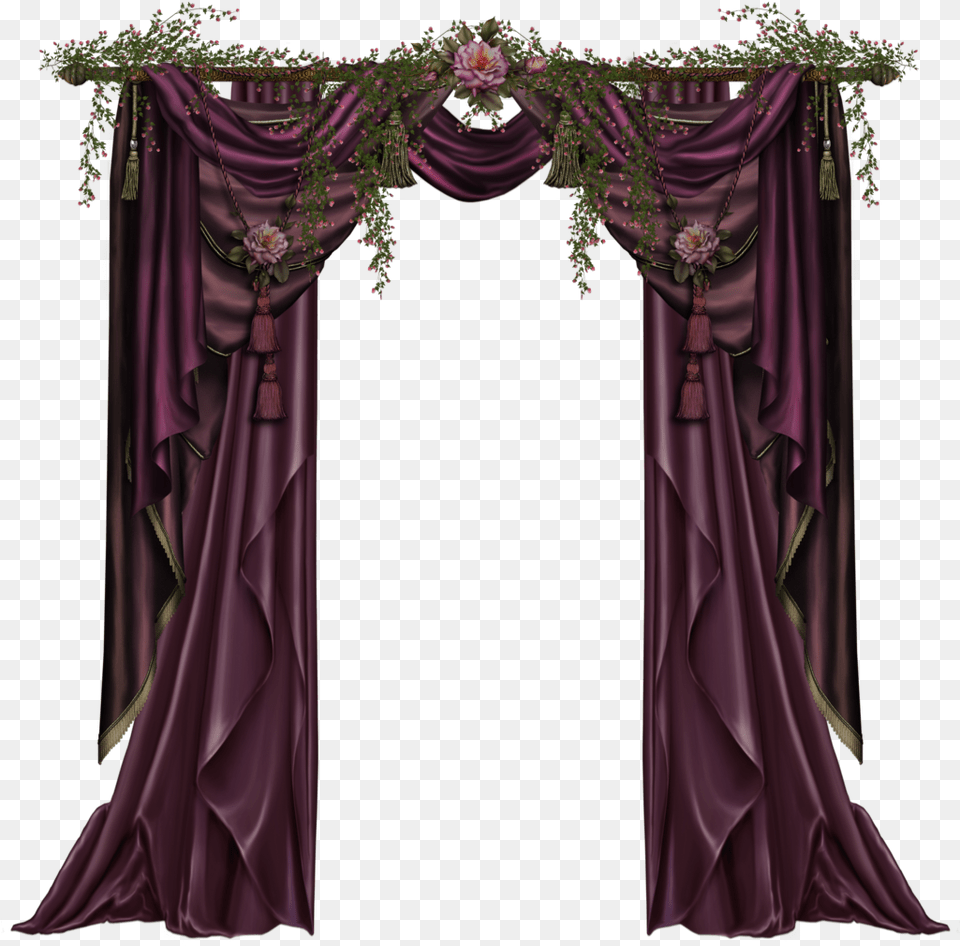 Red Curtain Gothic Curtain, Stage, Adult, Bride, Female Free Transparent Png