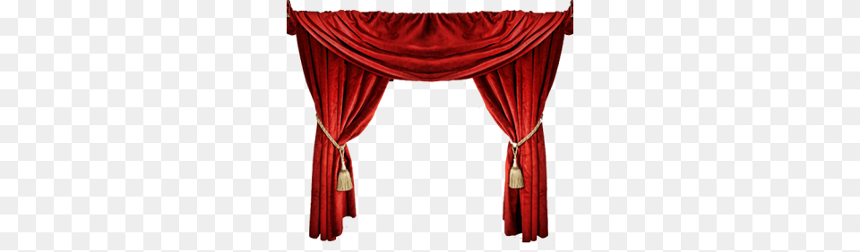 Red Curtains Curtains, Stage, Curtain, Velvet Free Transparent Png